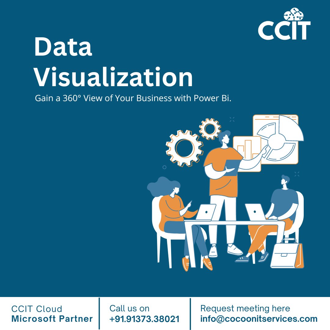 Scattered data hindering insights? Data viz tools like Power BI consolidate sources for visually compelling analytics that unlock insights, identify trends & drive data-driven decisions. Partner with CCIT, the Microsoft experts, to maximize Power BI's transformative potential.
