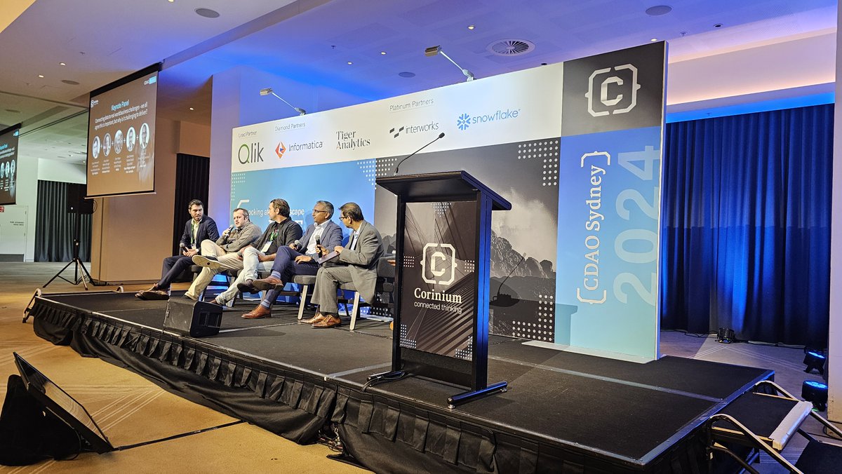 We were at #CDAOSydney where Durjoy Patranabish, our Global Business Leader, moderated a keynote session on 'Connecting data to real-world business challenges' and explored the nexus between #data and practical business hurdles with the panelists. 

#paneldiscussion #events