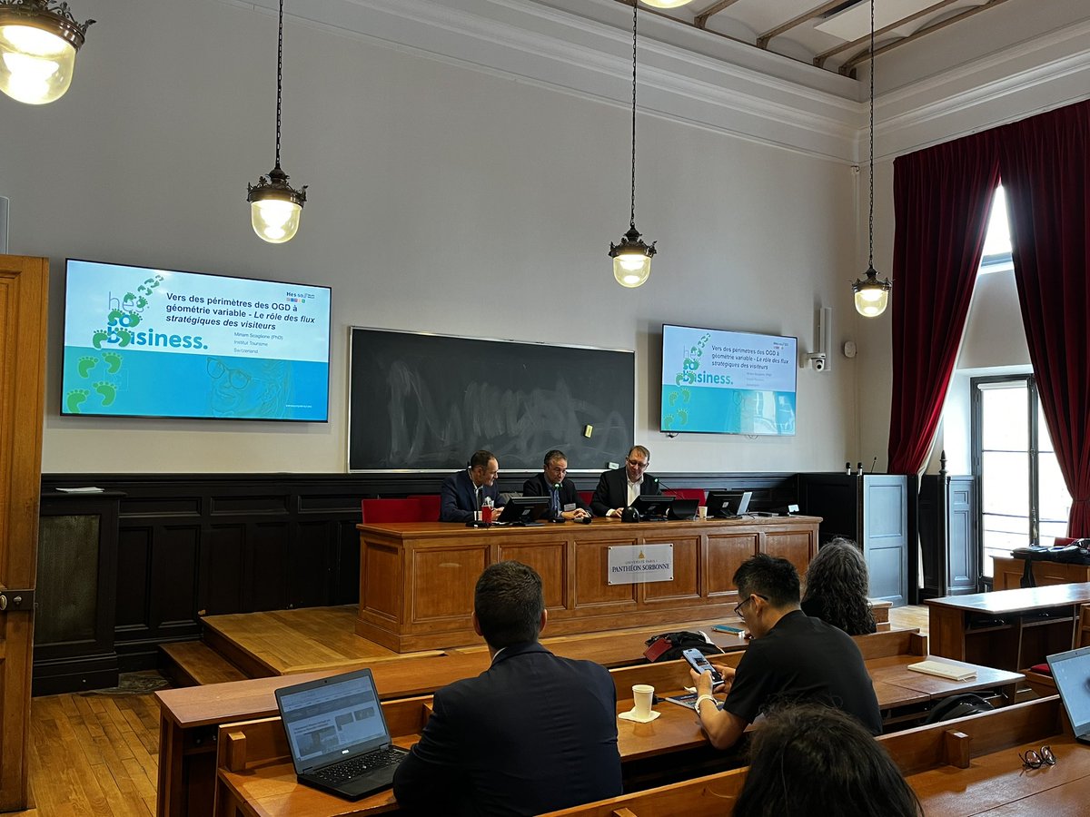AFMaT_org's tweet photo. Lancement de la 11ème Conférence Scientifique en Management du Tourisme - @SorbonneParis1 #AFMAT2024 #FNEGE 

Suivez-nous pour plus d’infos ! 

@fnege_medias @ActuFNEGE @AFMaTorg https://t.co/oSSDfHdAyy