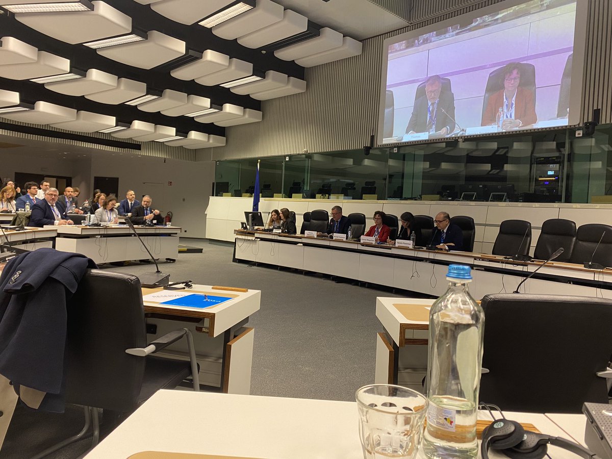 I am in the first @euromesco Annual Conference in the building of European Economic and Social Committee @EU_EESC after the membership of my institution @dipamorg to this Euro-Mediterranean network. 

#Euromesco2024
