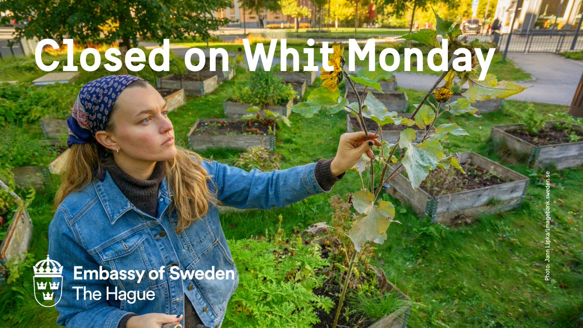 Monday 20 May 2024 is Whit Monday, and the Embassy will be closed. Enjoy a day off like the Swedes – outdoors!