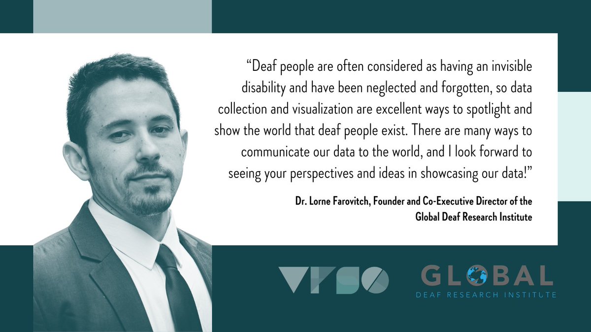 VizFSG's tweet image. 16 May is #GlobalAccessibilityAwarenessDay! Join us in #VizForSocialGood&apos;s project with @DeafResearchX, where we aim to advance digital and information #A11y with #DataViz &amp;amp; contribute to more accessible environments for #Deaf communities: ➡️: bit.ly/4aV2rMu!

#GAAD