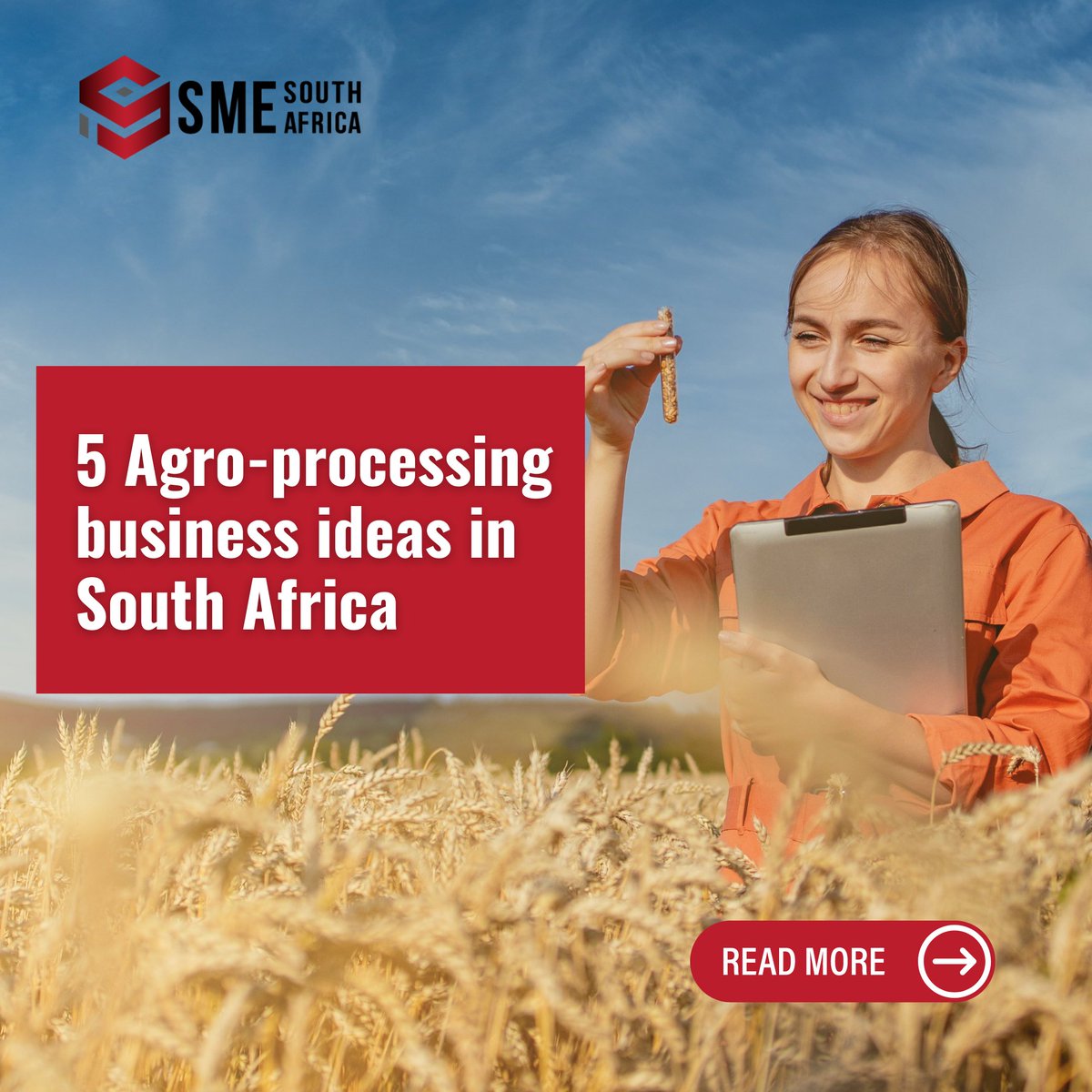 🌾 Want to earn more from your farm? Or start a new business? Read our article for simple agro-processing ideas!

Read the article now.
Link: smesouthafrica.co.za/5-agro-process…

#Farming #BusinessIdeas  #SMESouthAfrica