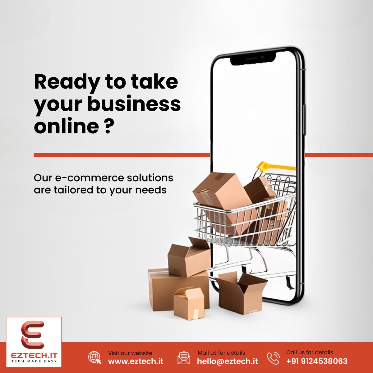 eztech_it's tweet image. Ready to transform your online presence? Drop us a message to explore how we can collaborate: hello@eztech.it or +91 9124538063.
Visit our website: eztech.it

#ezTech #it #software #informationtechnology #ITServices #ITSolutions #websitelaunch #websitedesign