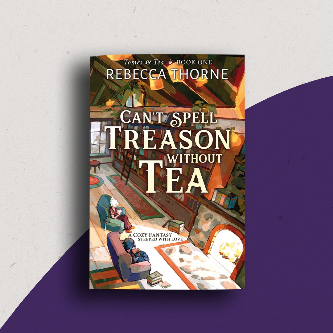 CAN'T SPELL TREASON WITHOUT TEA by Rebecca Thorne is a gorgeous treat of a book, filled with cosy adventure, sapphic romance and good feelings. The story continues in the swashbuckling A Pirate's Life for Tea.