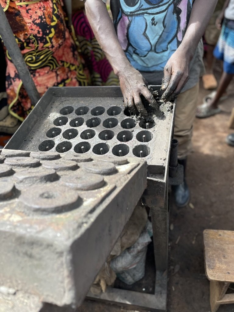 @Ashden_org visit to Hope group in kyempango, one of the groups in Clean Energy and environmental protection project in rwamwanja making briquittes and energy saving stoves,implemented by NOPEI .Together, we're making strides towards a greener, cleaner future for our community.
