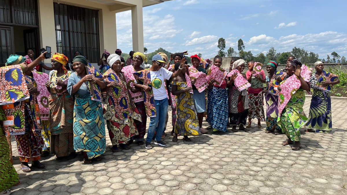 Assistance de Non-vivre pour les Femmes déplacées à la maison d’écoute à Bulengo 🇨🇩 Une activitée de la @RDC_sfvs