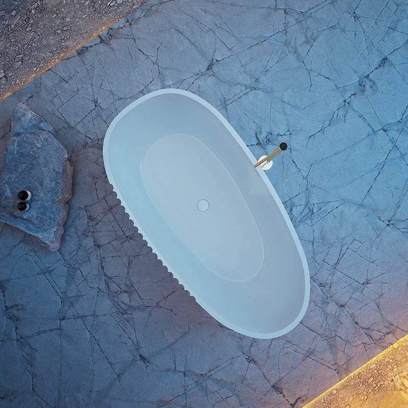 Popular Wholesale Designer Freestanding Fluted Acrylic Bathtub XY-5005 Display - China Bathtub Manufacturer & Supplier #AcrylicBathtub #Bathtubsupplier #luxurybathroom
