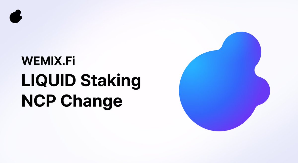 🚨 LIQUID Staking NCP Changed 🚨 ⛔ Algorith officially withdrawn from 40 WONDERS 💰 LIQUID Staking assets of Algorith transferred to WEMADE 🎁 Reward calculations resumed Stay tuned for more updates on #WEMIX 🔗 wemix.com/communication/…