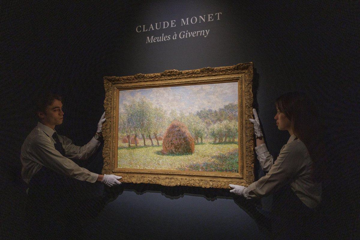 TV2000it's tweet photo. #Arte Il dipinto 'Covone a Giverny' del gigante francese dell'impressionismo Claude #Monet è stato venduto all'asta a #NewYork per quasi 35 milioni di dollari
Lo ha annunciato @Sothebys
#meules #Giverny https://t.co/wlGEM5mUoN