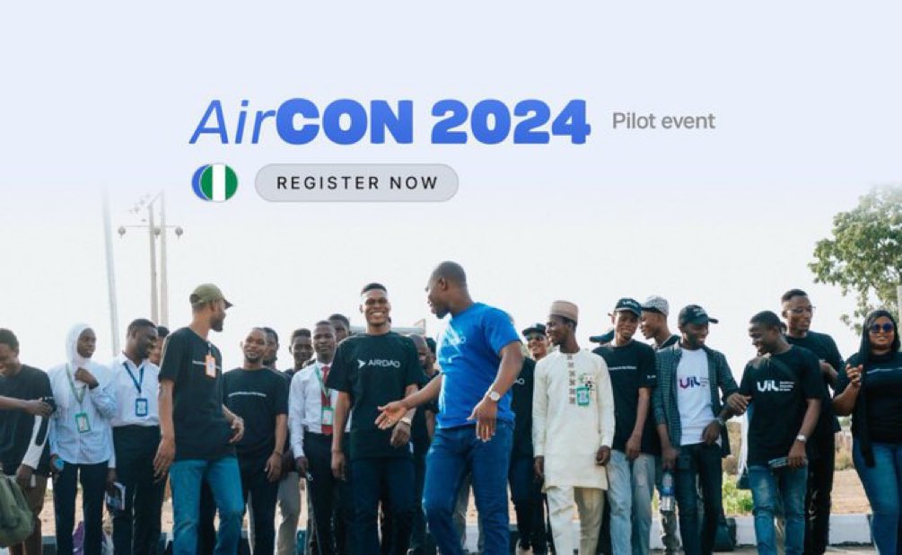 We’re going to the AirDao conference at Civic Centre, Lagos, Nigeria, on May 23-24. Don’t forget to join us and something new #AirCON2024