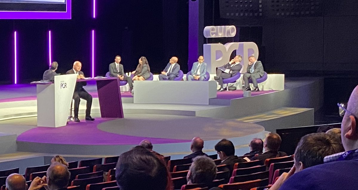 Full house in the main arena! Looking forward to the live cases coming from Clinico San Carlos, Madrid Kicking off with the #IVI guided management of #ISR @NievesGonzalo1 @JEscaned @PCRonline @twj1974 @ESHLOF @Drroxmehran #EuroPCR @CardioRed1