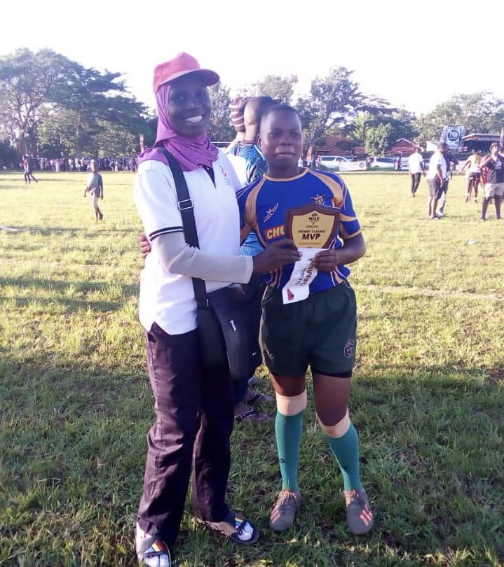 #TBT: Anirwoth Sunday who was the MVP of the Nile Rapids vs She Wolves game last weekend. #SheWolvesRugby #RaiseYourGame