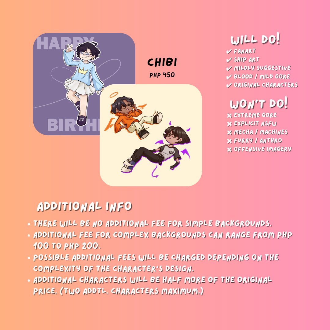 miyucipher's tweet image. (RTs appreciated!!)
👑 C◊MMISSIONS OPEN !!
👑 ciphercommissions.carrd.co
PH only for now but my c◊mms are open !! DM me if interested ^^
#commissionsopen #commission #artph