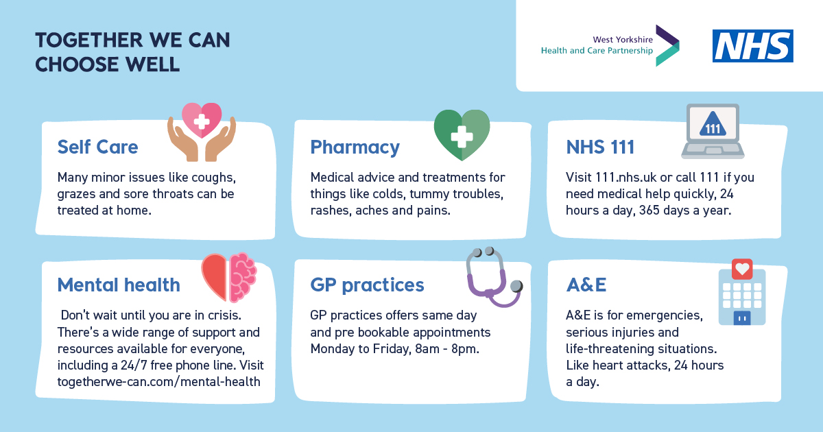We're urging people to choose wisely for their healthcare needs as health services are currently extremely busy. ⚠️ Over these busy periods, please think ahead and choose the right service for your healthcare needs. 🩺 📱 💊 Help us to help you ➡️ orlo.uk/choosewell_cGY…