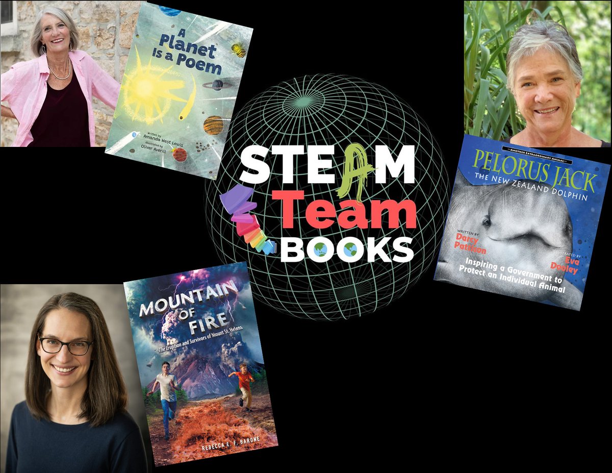3 amazing @SteamTeamBooks authors share inspirations & insights into their #STEM books releasing in May. mariacmarshall.com/single-post/th… Amanda West Lewis @KidsCanPress Darcy Pattison Mims House @rebeccaefbarone @HenryHolt @Macmillan #interview #kidlit