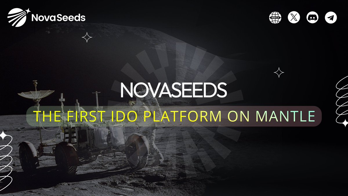 The First #IDO on the way🚙

Which project are you expecting to see on #NovaSeeds?👀
#Mantle #DEX