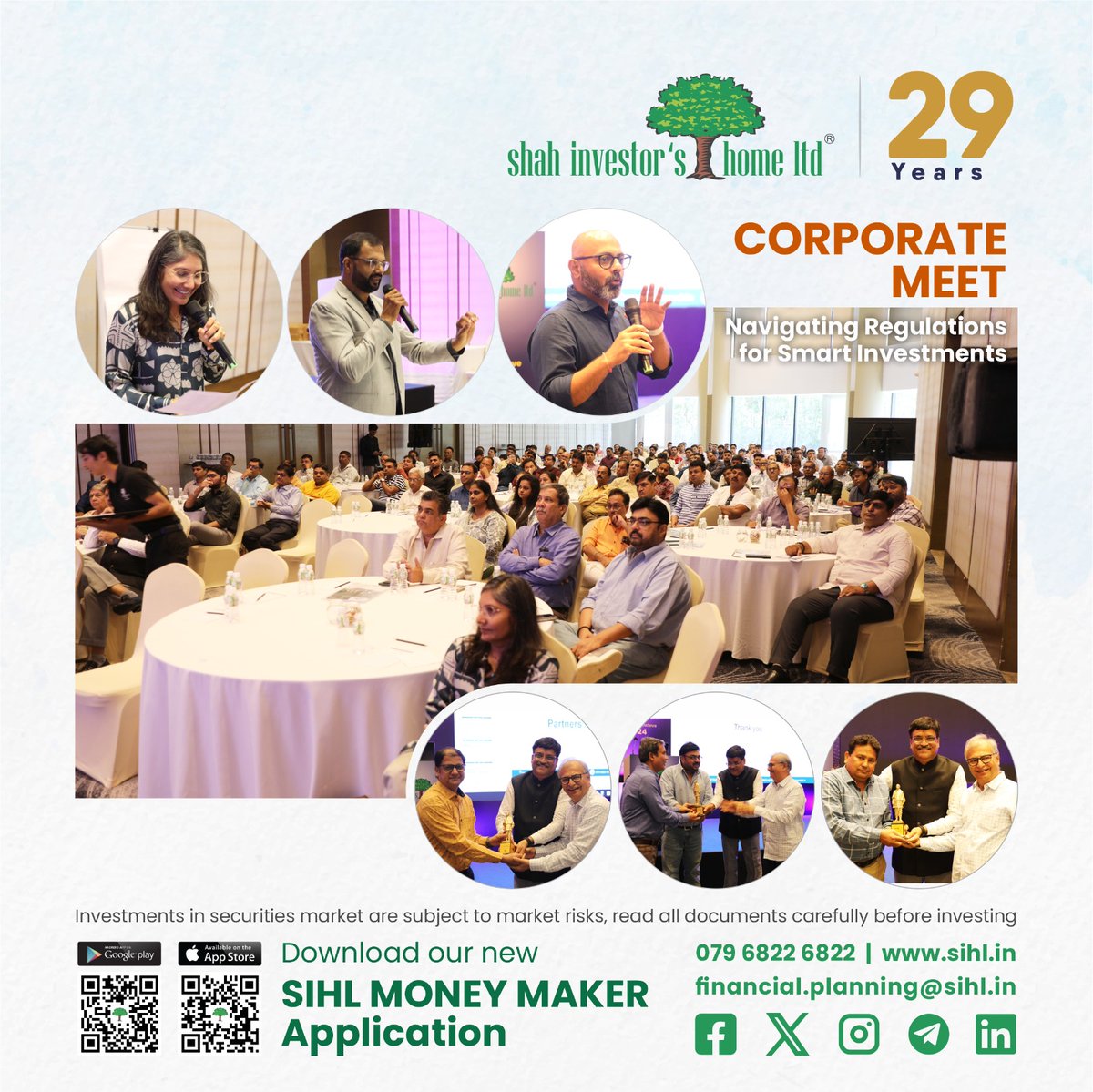 CORPORATE MEET :Time to shift focus for Client wealth creation and value added services...

Download the app from #googleplaystore or #iphoneappstore for more updates or You can also scan the #QRCode given in the image...

#investmentstrategy  #financialliteracy