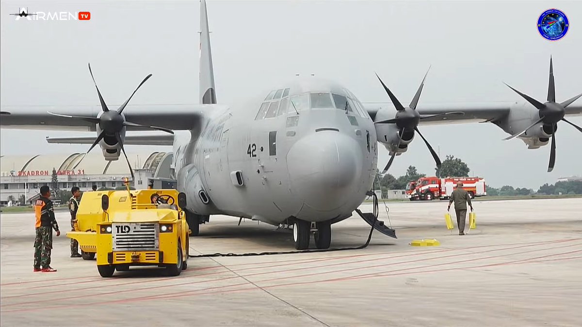 16/5/2024 Indonesian Air Force #TNIAU fifth C-130J-30 Super Hercules (A-1342) has landed at Halim AFB, East Jakarta With this latest delivery, @LockheedMartin has completed the contract to supply five C-130J-30 to Indonesia 📸@_TNIAU