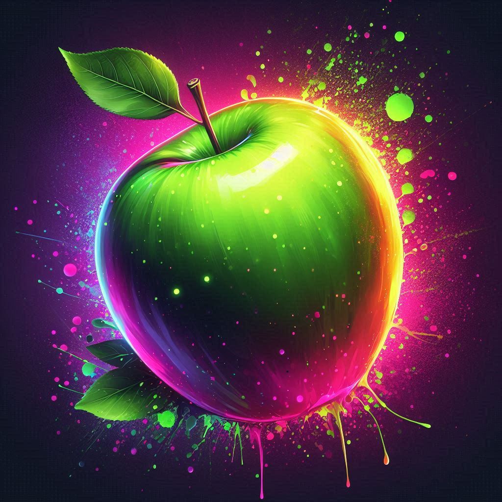 Neon Dream Apple: by tonnyfroyen.com

#apple #illustration #digitalart #massurrealism #cranberrycore #realisticlighting #neon #tonnyfroyen #hyperreality #splatterpainting #watercolor #fruitartist #abstractart #foodart #artoftheday #design