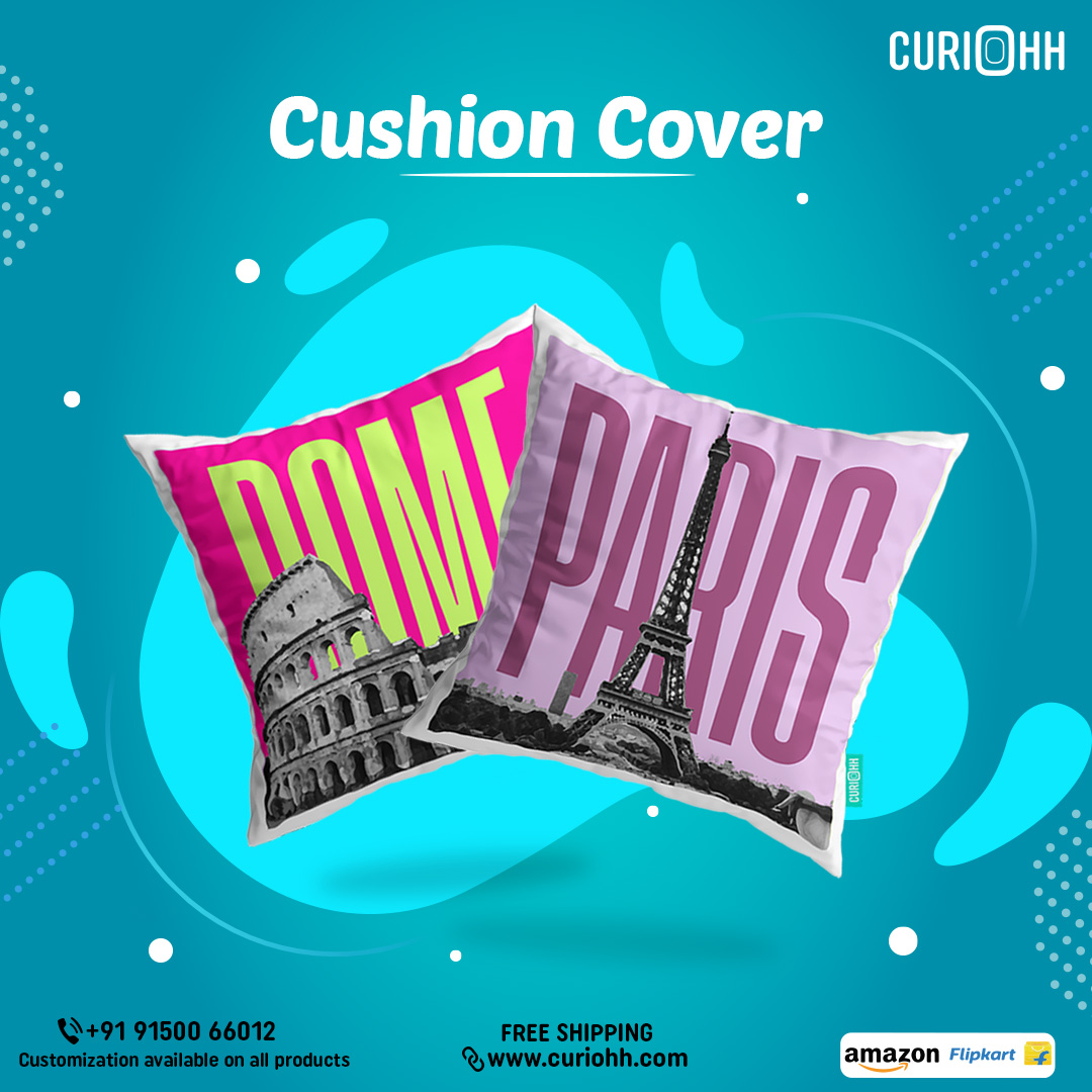 Sprinkle a little travel magic into your home decor with our personalized cushion covers! #Curiohh #Cushioncover

☑️ Customizable
☑️ Quality Assured
☑️ Free Shipping across India

For orders DM or WhatsApp @ +91 9150066012

Visit 🔜 curiohh.com