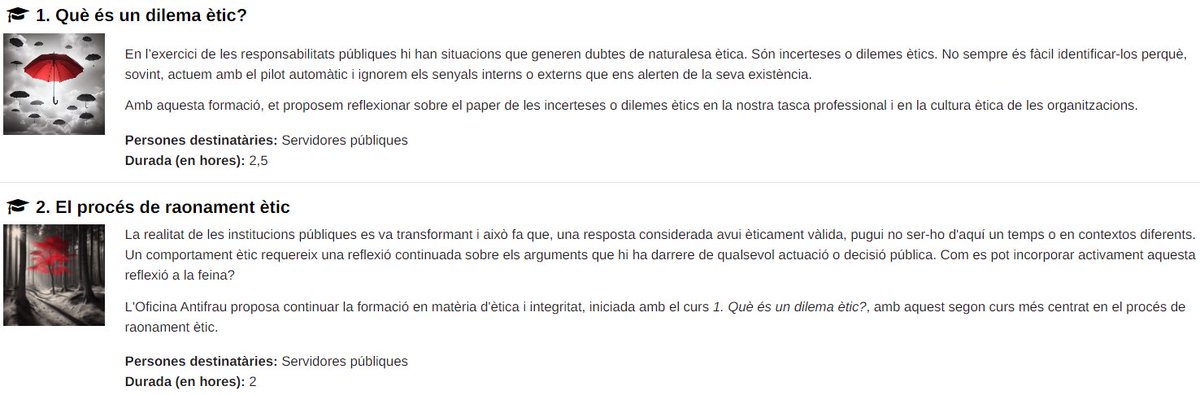 📢#Antifrau posa a disposició de les institucions públiques de #Catalunya l'#AulaVirtual, un espai d’autoaprenentatge amb recursos formatius en matèria de foment de la integritat⬇️
✅En línia i especialitzat
✅A distància
✅Flexible
✅A mida
✅Gratuït
ℹ️🔗antifrau.cat/ca/antifrau-po…