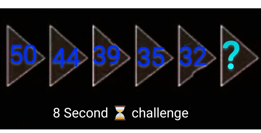 8 Second ⏳ Challenge 

#Quizzes 
#vira