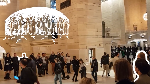 At 2023's Future Forum hosted by DWIH NY, Henrik Schultz and Frederik Stähling from Osnabrück UAS guided 30 experts on a Resilience Walk through Grand Central. This walk helped all of the attendees to see resilience from a new perspective and apply it to a building. Thank you!