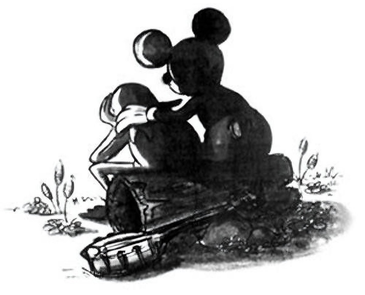 #TBT Disney Artists created this depiction of how the Mouse consoles the Frog, knowing what it's like to lose a friend 
May 16, 1990. #JimHenson #KermittheFrog #WaltDisney #MickeyMouse