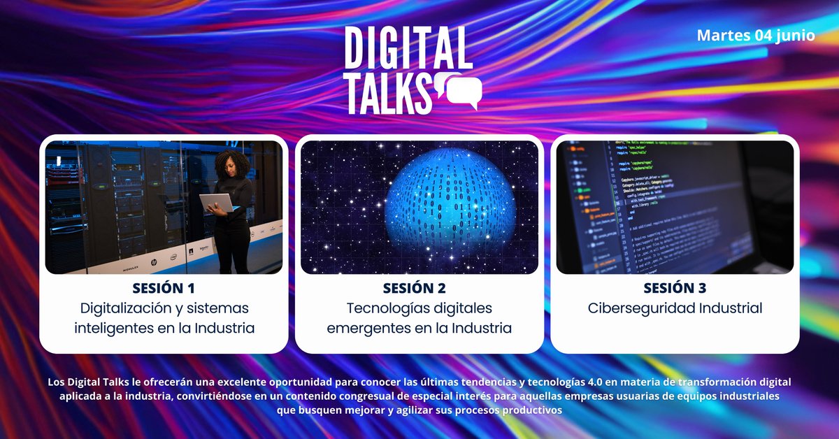 tecnalia's tweet image. #EspaciosdeDatos de #Ciberseguridad. Nuestra compañera Maite Álvarez modera el panel debate de los #DigitalTalks de #BeDIGITAL24 . 
⬇ Inscríbete 
📄3-7 #Junio
👇
@BEC_Bilbao

#CiberseguridadEmpresas #Industria
#Tecnologías40 #TransformaciónDigital
tecnalia.com/agenda/tecnolo…