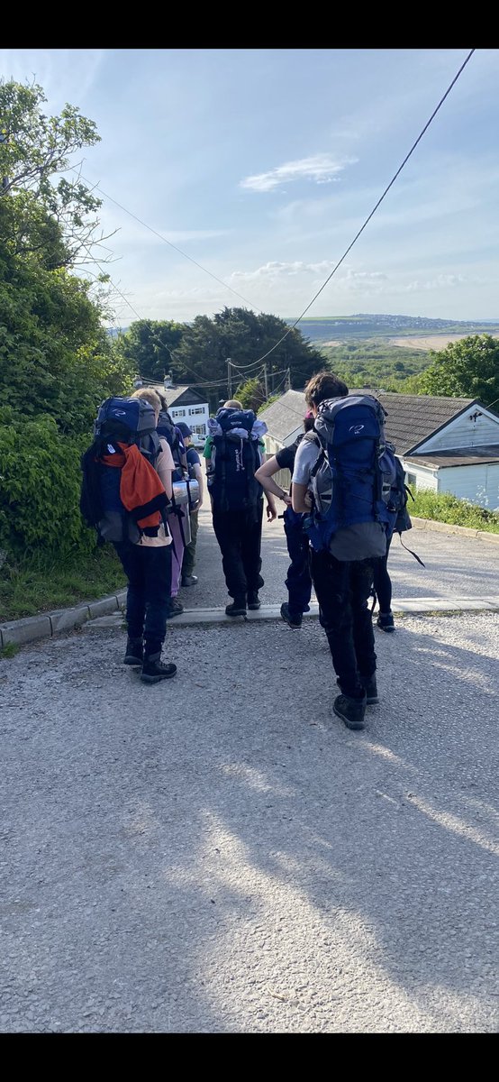 Day 2 has begun! We are very tired and have aching bodies but are ready for another of walking in the sun! Wish us luck 🏕️🤞🏻 #silverexpedition