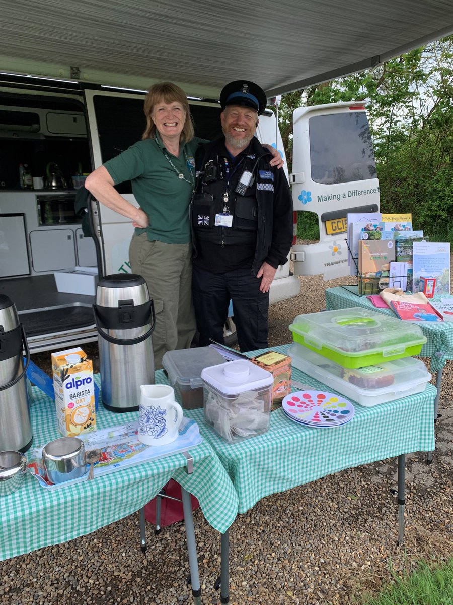 Great to catch up with the @ruralcoffeecaravan yesterday in #saxstead #communityengagement #1443