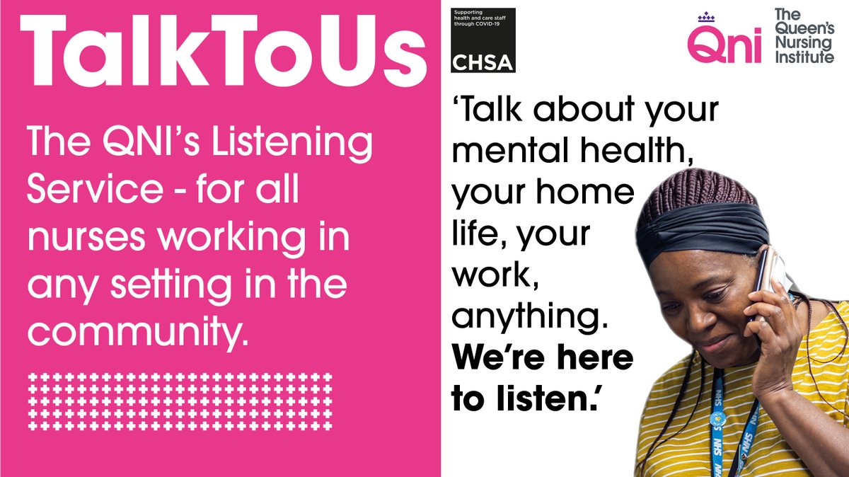 This #MentalHealthAwarenessWeek do remember the QNI's #TalkToUs listening service, which offers free emotional support by phone. Find out more here👉: qni.org.uk/support-for-nu…