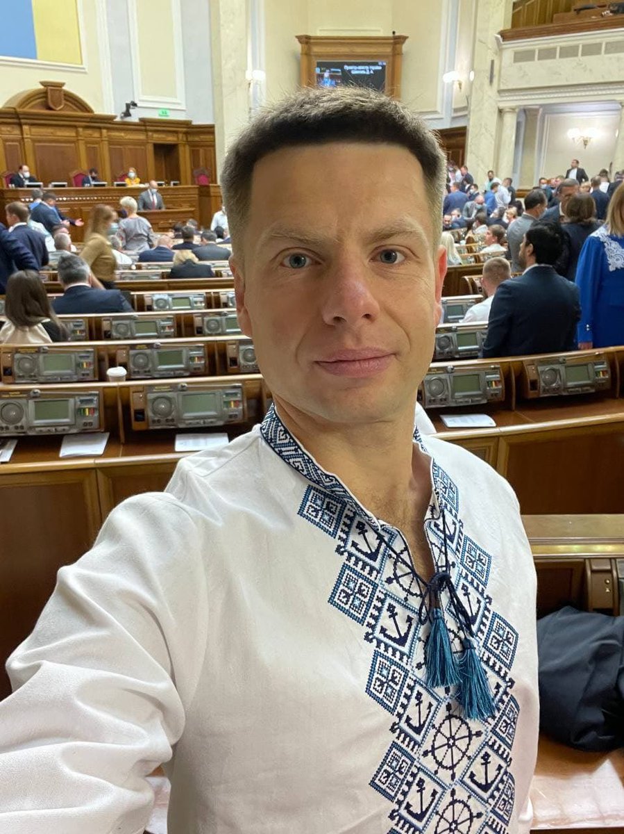 ‼️🚨🇺🇦 Notice how all of these so-called ‘Ukrainian’ politicians are celebrating Vyshyvanka Day, dressing in traditional clothing. Yet we see a prevalent detail - none of them have Baptismal Crosses on. Almost as if the Christian symbol is somehow foreign to this ‘tribe’.