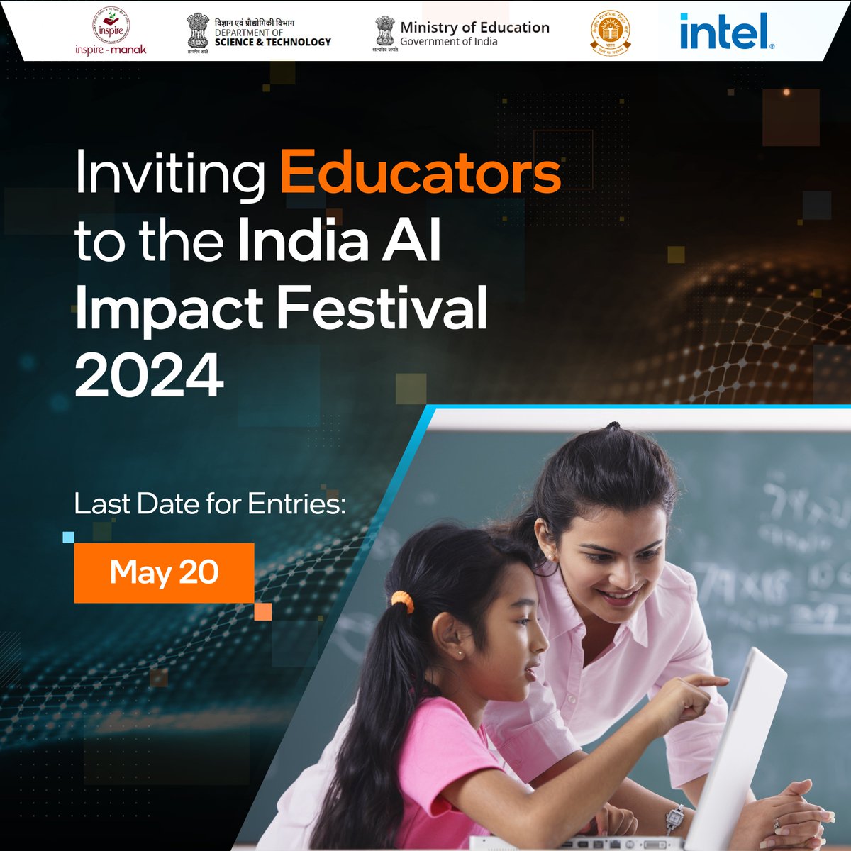 Educators and #AI enthusiasts, showcase your impactful AI/AIoT teaching practices at the #IndiaAIImpactFestival 2024! Become an Impact Shaper, accelerate innovation, and drive change. Submit your entries by May 20th. Learn more: linktr.ee/IndiaAIImpactF…

#AI4Youth #AIskills #AIoT