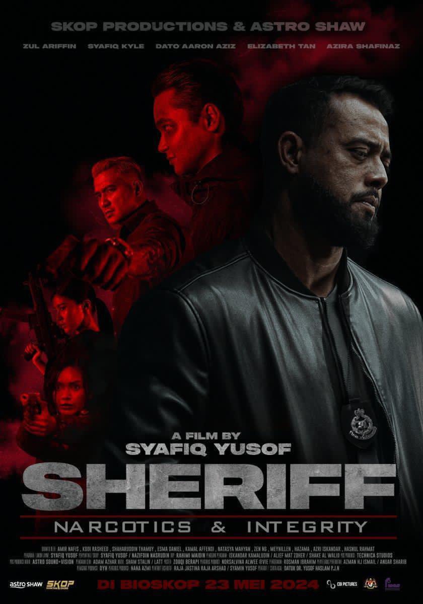 #SheriffNarkoIntegriti aka #SheriffNarcoticsIntergrity arahan @syafiqyusof akan tayang di pawagam Indonesia 23 Mei ini!