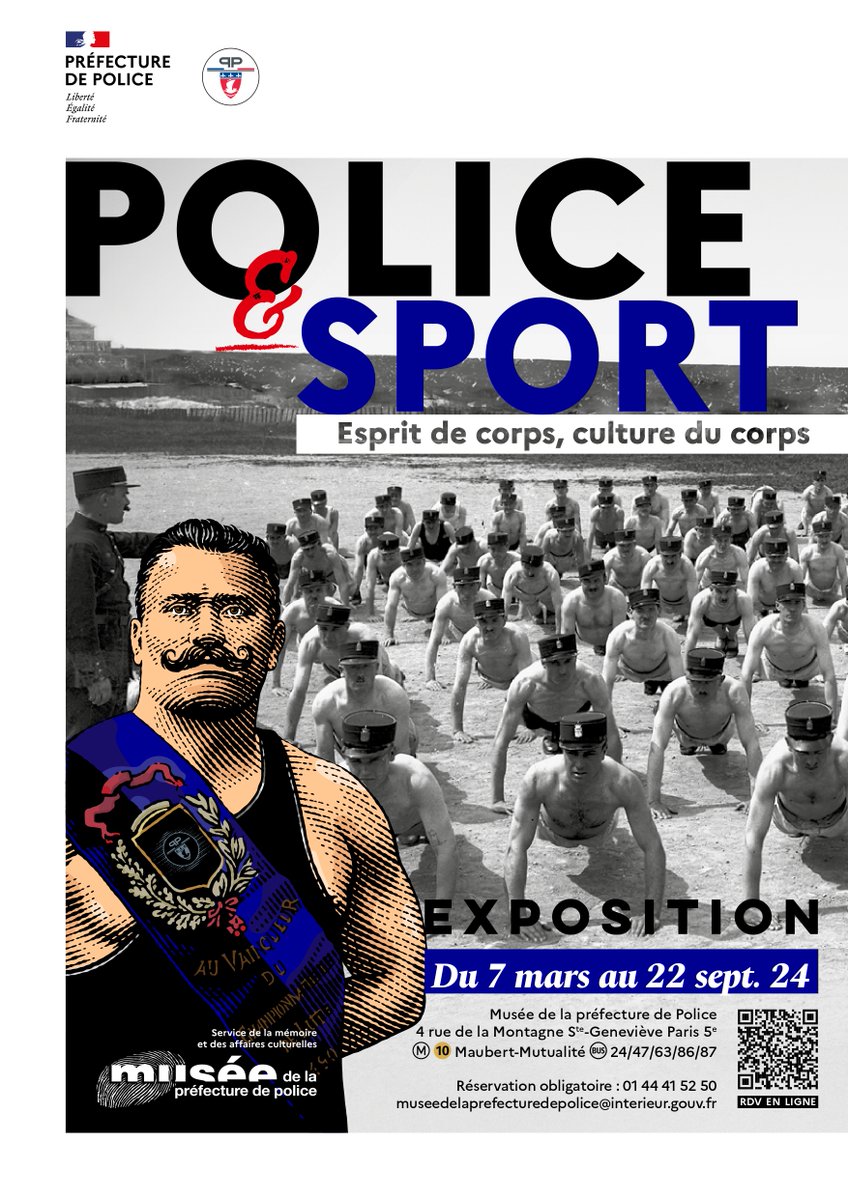 ⚠️RAPPEL : CONGRÈS ANNUEL DU CTHS 'CORPS, SPORT ET JEUX' Vous pouvez encore vous inscrire au traditionnel dîner des congressistes et à la visite de l'exposition 'Police et sport' au musée de la préfecture de Police. 👉cths.fr/co/congres.php#