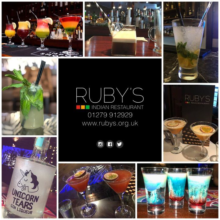 Cocktail O’Clock at Ruby’s Restaurant, what’s your favourite cocktail?🍹🍸🥰 rubys.org.uk #authenticindiancuisine #cocktailoftheday #rubysindianrestaurant #cocktails #bishopsstortford