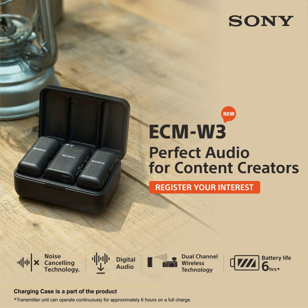 The ECM-W3 Wireless Microphone is launching soon in India to transform the way you record audio.
#createwithsony
#photography #canon #instagram #instadaily #bhfyp #instalike #instastyle #reelsinstagram  #sonyalpha #pc #sonycamera #picoftheday #sonylens #videogames #thirdidigital