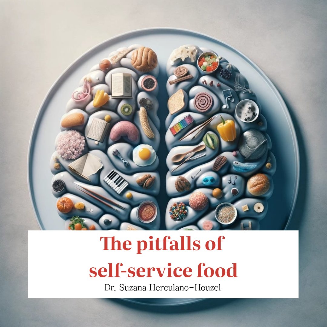 Why is it so easy to overeat in fast-food restaurants? The brain has its own mechanisms to encourage us to eat, of obvious importance since this organ alone needs around 500 calories a day to keep functioning.

Keep reading: suzanaherculanohouzel.com/the-pitfalls-o…