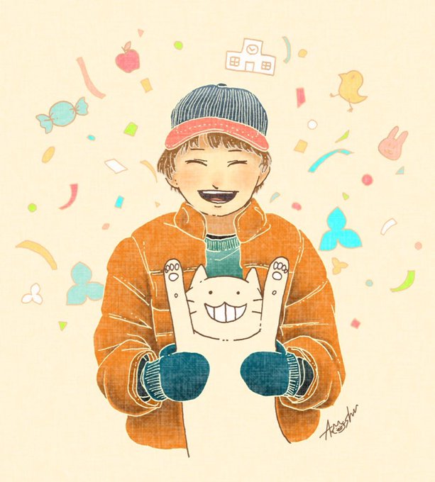 「holding mittens」 illustration images(Latest)