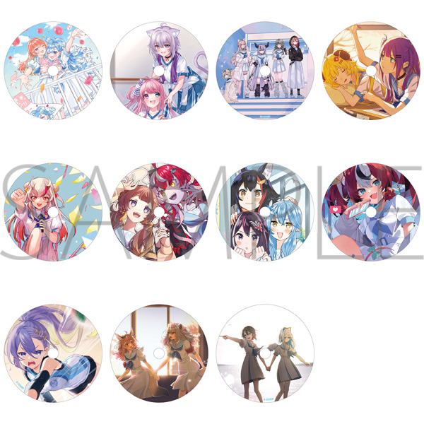 ホロライブ　アクリルコースター　セット　12個 ✨本日発売！／ ホロライブ×HoneyWorks 新グッズ ✓レコード風