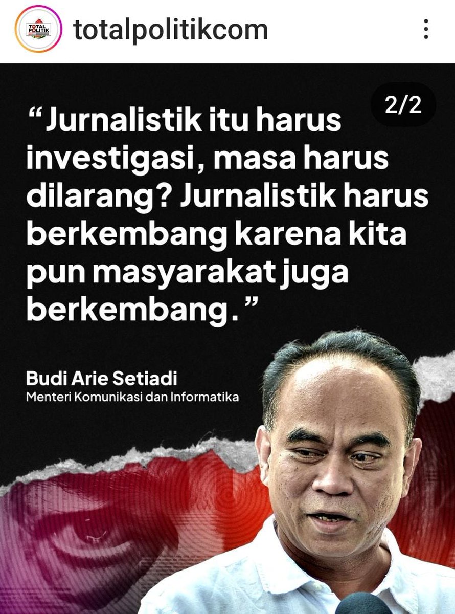 Jurnalisme Harus Investigasi, Masa di Larang..?

#KominfoIndonesiaMaju #Jokowi