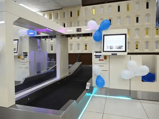 #AirIndia's self baggage drop facility is now available at #AhmedabadAirport.

You can skip the long baggage drop queues & head to self-service kiosks at the domestic terminal to drop your bags conveniently. Print & attach baggage tags to your bags & drop them off. #travelnews