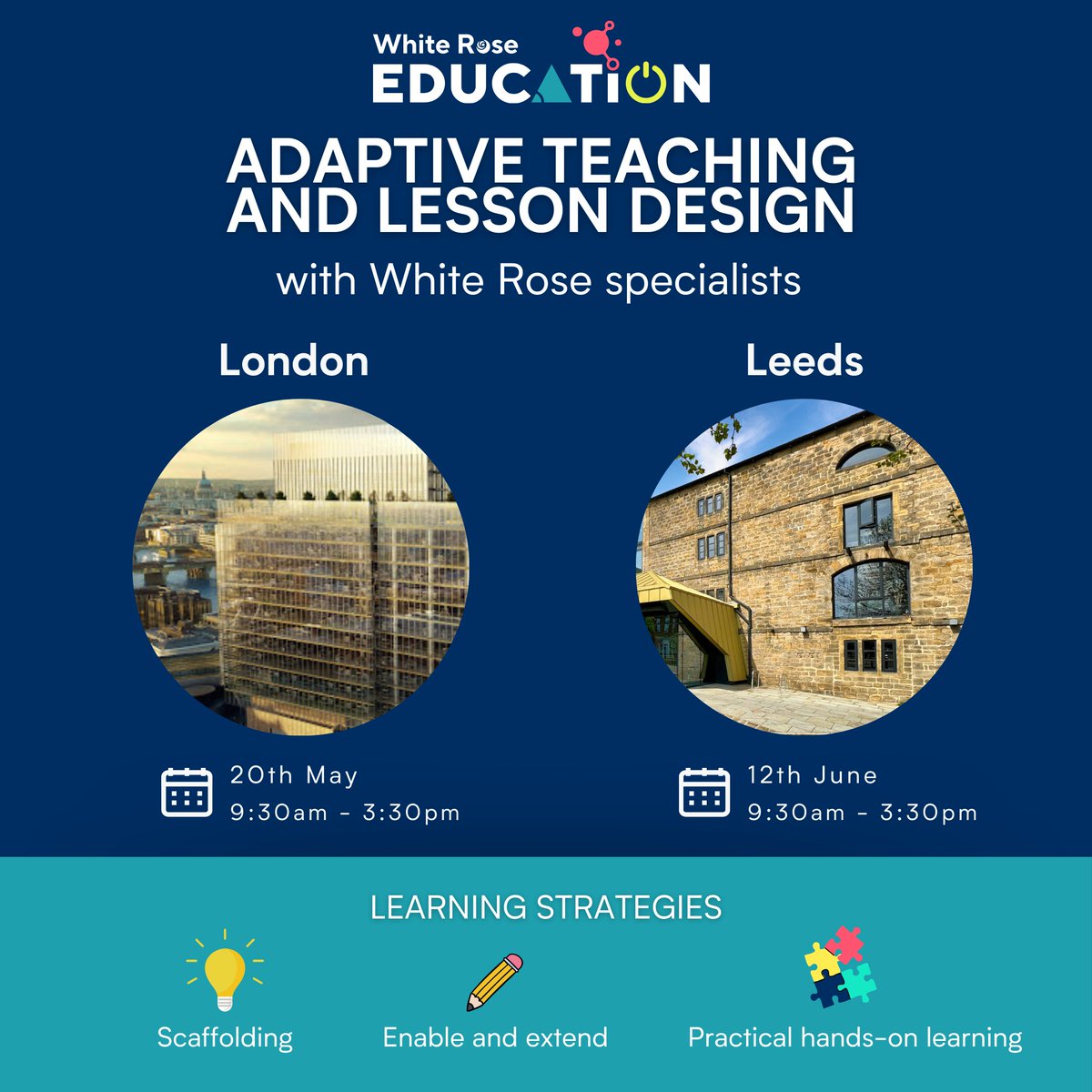 Join us in London or Leeds for LIVE Adaptive teaching and lesson design workshops ⭐️ Learn effective strategies from our specialists and transform your classrooms to give your pupil's your best! Book now 🎟️ London: eu1.hubs.ly/H096zhR0 Leeds: eu1.hubs.ly/H096z190