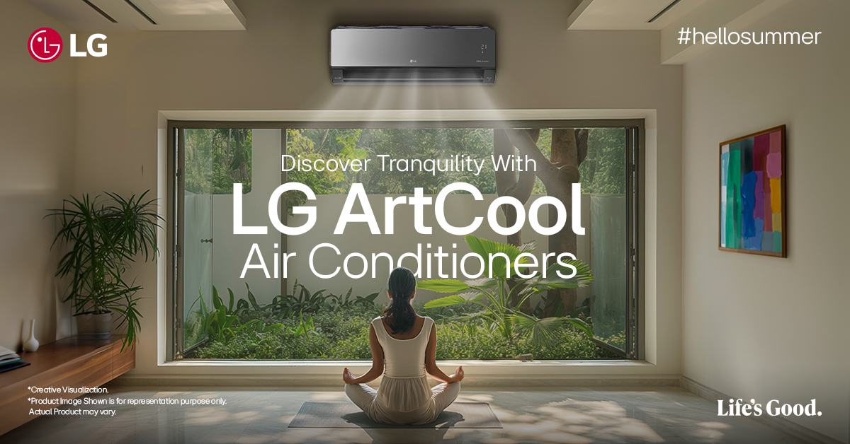 Embrace a sleek design with LG ArtCool Air Conditioners that blends seamlessly with your home decor, offering both unmatched style and top-tier comfort.

#AirCooling #CoolingSolutions #IndoorClimateControl #EfficientCooling #ACInstallation #BeatTheHeat