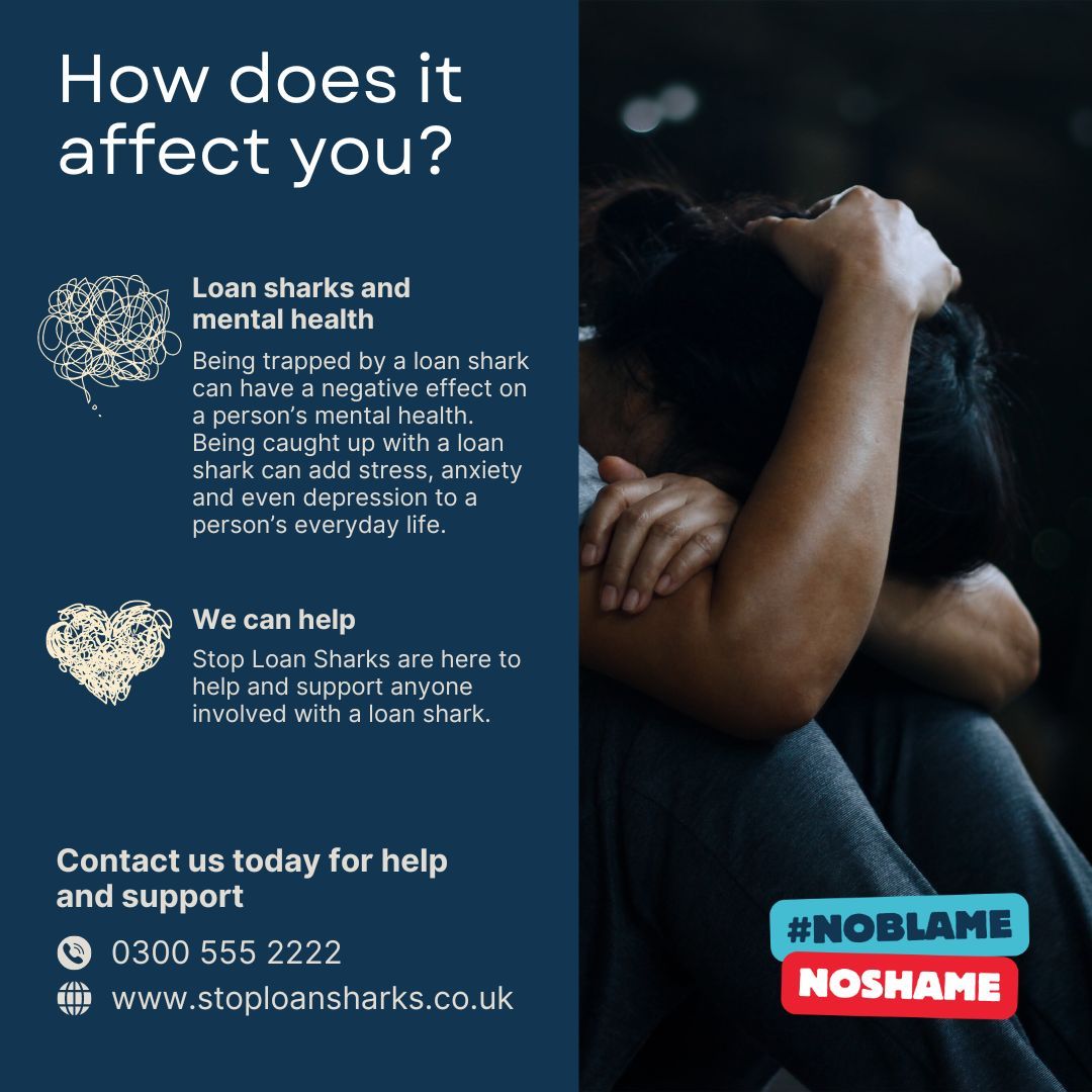 Loan sharks can affect more than funds. They can use manipulative and aggressive tactics. We're supporting @SLSEngland and their #NoBlameNoShame campaign highlighting the misconception that victims are to blame. All blame lies with the loan shark. Help is available 👇