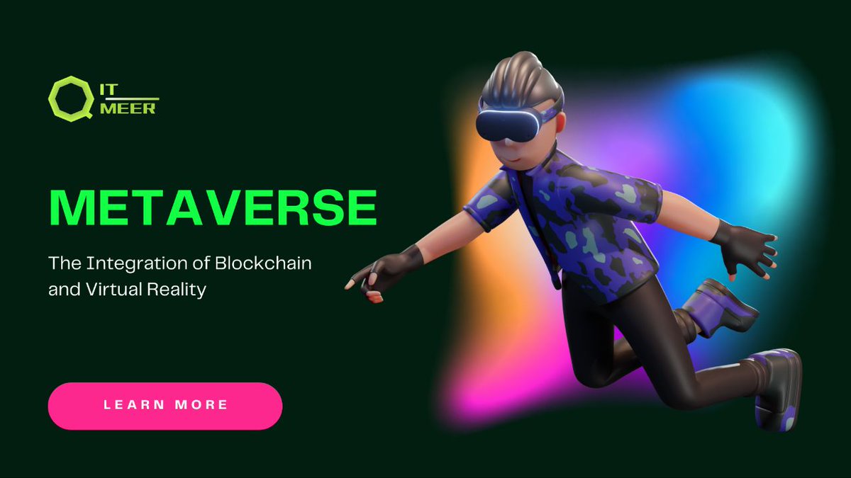 Check out our latest article 🥂 ✅ Delve into the world of MetaVerse and Blockchain. ✅ Learn how blockchain helps revolutionized the world of MetaVerse! Read More 👉 qitmeer.medium.com/metaverse-the-… #MetaVerse #VR #BlockChain #MEER #QITMEERNETWORK