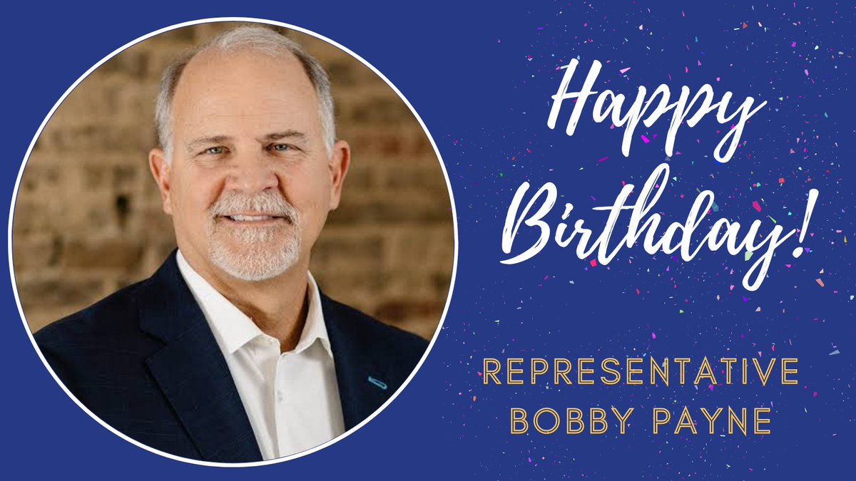 Happy Birthday, Rep. @bobbypaynefl! 🎉