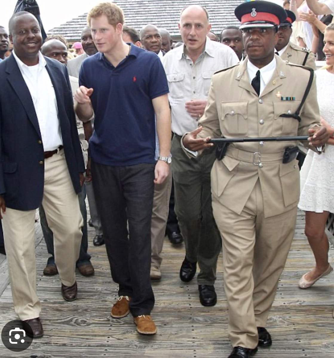 #PrinceHarry #Spare Bahamas 2012 
“In the Bahamas I met ministers, musicians, journalists, athletes, priests. I attended a state dinner & drank more toasts. I rode out to Harbour Island in a speedboat that broke down…along came the press boat. I wanted to say no thanks!